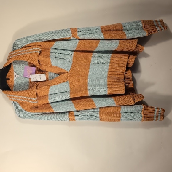 Women Ascot and Hart Orange Knit Long Sleeve Sweater Size XL NWTG - Picture 4 of 16